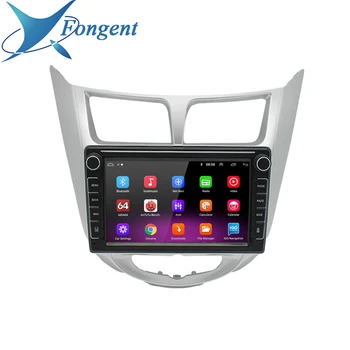 Hyundai Solaris accent Verna uchun 2010 2011 2012 2013 2014 2015 2016 avtomobil Android futbolchi avtomobil radio GPS Multimedia Stereo DVD