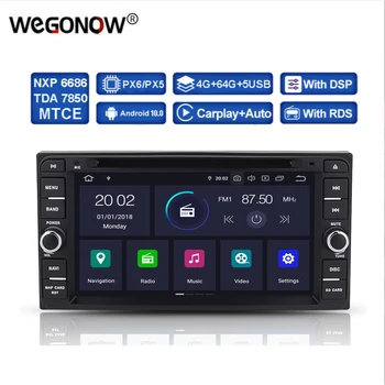 Toyota Corolla Vitz Echo VIOS HILUX Terios uchun DSP PX6 IPS Android 11 4GB 64GB avtomobil DVD pleer GPS xaritasi Radio Bluetooth 5.0