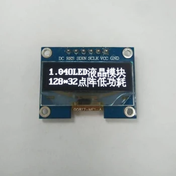 1.04 inch 6pin SPI IIC I2C PORT oq OLED ekran SSD1305 haydovchi 128*32 Raspberry PI R3/ETC/Reader/Bluetooth dialer uchun