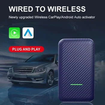 Simsiz CarPlay adapteriga simli Android Auto Dongle avtomobil Multimedia pleer faollashtiruvchisi Bluetooth