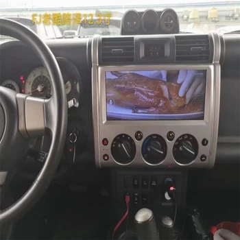 128 Toyota FJ Land Cruiser uchun g Android avtomobil Radio 2007-2017 GPS navigatsiya Multimedia Player Stereo Bosh birligi Carplay 12.3 Inch