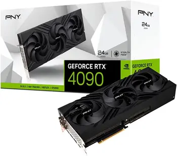 100% PNY GeForce RTX 4090 24GB Verto Triple Fan grafik kartasi DLSS 3