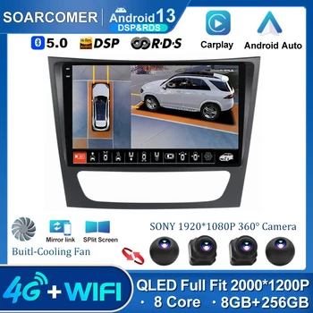 Mercedes Benz uchun Android 13 E-sinf V211 E200 E220 E300 E350 E240 E270 E280 CLS sinf V219 avtomobil Radio GPS pleer DSP IPS DVD
