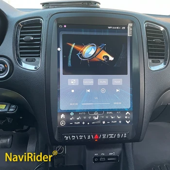 Dodge Durango uchun 13 dyuymli vertikal ekranli Android avtomobil radiosi 2009-2011 GPS navigatsiya Multimedia pleer 2 din avtomatik Stereo qabul qiluvchisi