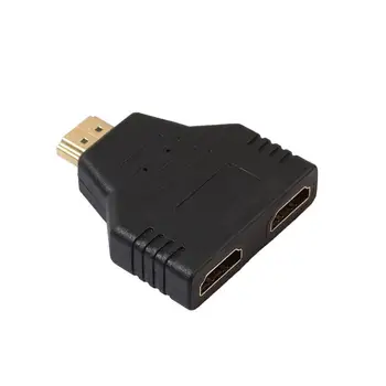 1.4 HDMI-mos portlar erkak uchun 2 ayol 1 yilda 2 TV planshet issiq sotish uchun Splitter Adapter Converter DVD Audio