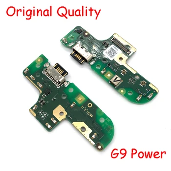 100% original Motorola Moto G G5 G7 G8 G9 quvvat Play USB zaryadlash Dok Port ulagichi Flex kabel Kengashi uchun