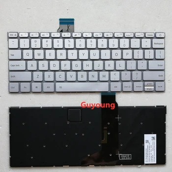 Xiaomi Mi Air uchun ingliz noutbuk klaviaturasi 12,5 dyuym 6037b0127601 MK10000005661 9z.ND6BV.001 AQSh kumush notebook Backlit