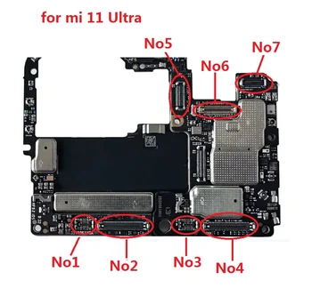 Xiaomi Mi uchun 10pcs 11 Ultra quvvatli uy batareyasi USB zaryadlovchi zaryadlovchi LCD displey ekrani FPC ulagichi