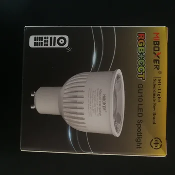 Mi.engil FUT106 GU10 dimmable 2.4 g LED spot chiroq 100-240V 6 Vt RGBCCT LED lampochkani iPhone Ipad Android tomonidan boshqarish