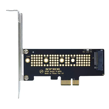 M. 2 karta qo'llab-quvvatlash uchun PCIe X1 Adapter karta PCIe X1 uchun NVMe PCIe M. 2 NGFF SSD 2230 2242 2260 2280 hajmi NVMe M. 2 SSD