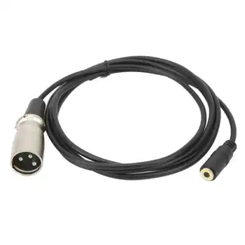 3,5 mm dan xLR mikrofon shnuri yuqori uzatish 3,5 mm ayoldan xLR erkak ovoz kabeli karnay uchun mobil telefon uchun