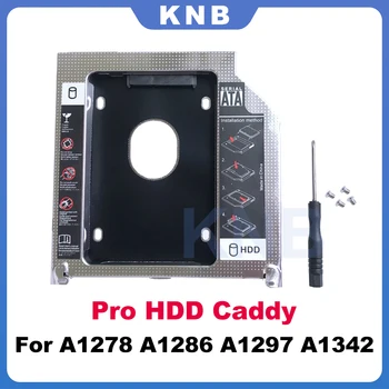 Macbook Pro A1278 A1286 A1297 A1342 2009-2012 yil uchun yangi SATA 2009 mm 2012nd HDD Caddy HDD devor OPTIBAY SSD Case