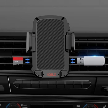 Avtomobil FM uzatuvchi mobil telefon sohibi MP3 Player Bluetooth-mos telefon Mount avtomobil FM uzatuvchi AUX Audio qabul qilish u Disk