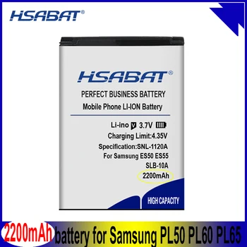 HSABAT SLB-10a 2200mah kamera batareyasi Samsung PL50 PL60 PL65 P800 SL820 Jb150f JB250F JB350F JB750 Jb800f Jb500 batareyalari uchun