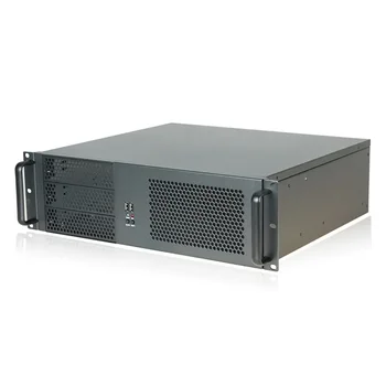 3U shassi, qisqa 380 mm uzunlikdagi 3U server monitoringi ATX katta anakart, to'liq yuqori kartali kompyuter katta quvvat manbai zavod do'koni