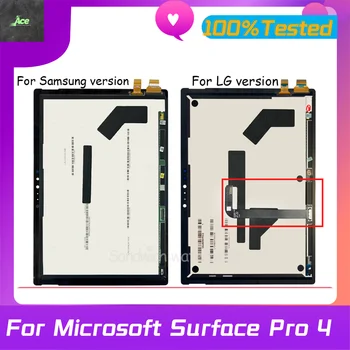 Microsoft Surface Pro uchun original LCD ekran LG versiyasi 4 pro4 1724 Pro uchun LCD displey sensorli ekran montaj 5 + uzatish kabel