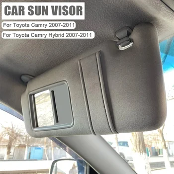 Toyota Camry Sun Visor oynasi uchun bo'yanish oynasi bilan 1Pair Sun Visor Quyosh soyasi bloki 74310-06750 74320-06780 qismlar