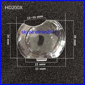Optoma hd200x HD200X linzalari uchun bepul yuk projektor linzalari plastik shisha optik linza konveks oynasi