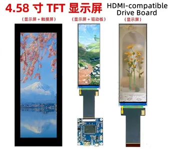 IPS 4.58 dyuymli 40pin HD TFT LCD displey ST7701S haydovchi ic SPI+RGB interfeysi 320 * 960 RGB haydovchi kartasiga HDMI-mos interfeys