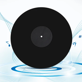 Fonograf disk pleer uchun aylanuvchi Pad anti Slip Record Player Mat akril Platter Slipmat vinil Record Pad