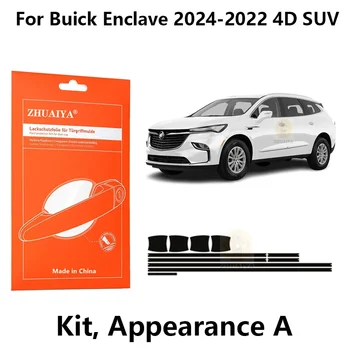 Buick Enclave 2024-2008 4d SUV avtomobil assecories uchun ZHUAIYA eshik chet qo'riqchilari eshik dastasi Kubogi bo'yoq himoya Film TPU PPF