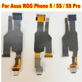 Asus ROG telefoni uchun Original USB zaryadlash porti ulagichi zaryadlash taxtasi 5 5S 5SPRO ZS673KS ZS676KS I005DB telefon Flex kabel plitasi