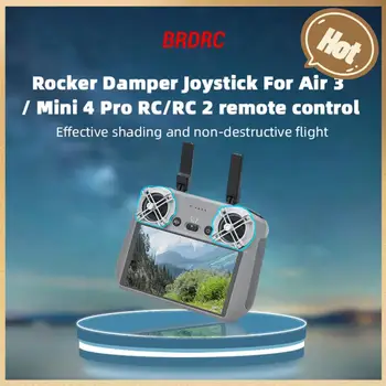 1 juft Drone Rocker Damper nazorat tezligi Joystick Yav rezina arqon Joystick sobit qavs Dji Air 3 /Mini 4 Pro RC/RC 2 uchun o'rnatish