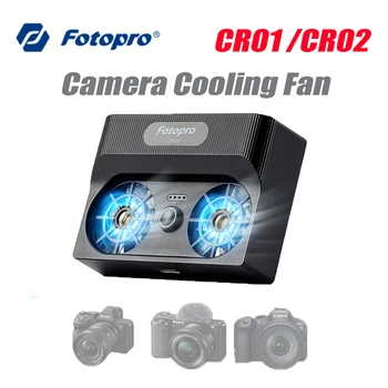 Fotopro CR01 Cr02 kamera sovutish foniy radiatori Sony Canon Fuji kameralari uchun Type-C Port yarimo'tkazgichli sovutish foniy