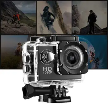Kamera Hd 1080p 140 daraja keng burchakli linzali portativ Mini Dv videokamera suv sporti uchun ochiq videokamera suv o'tkazmaydigan Mini
