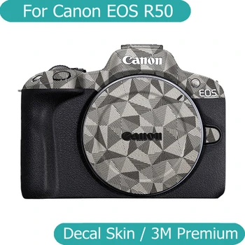 Canon R50 Decal teri uchun vinil plyonka oynasiz kamera tanasi himoya stiker himoyachisi palto EOS EOSR50