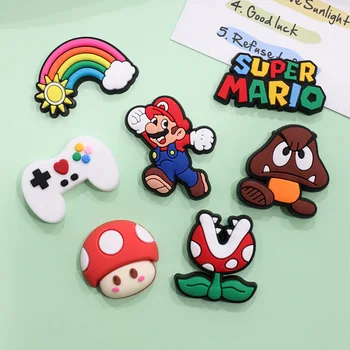 Super Mario jig'a onini Sticker terlik soch tasma multfilm o'yin Drag DIY telefon Case soch klip suv Kubogi bezak