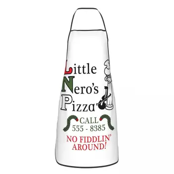 Little Neron's Pizza Apron Chef pishirish pishirish Tablier suv o'tkazmaydigan Bib oshxona tozalash Pinafore ayollar uchun erkaklar bog'dorchilik