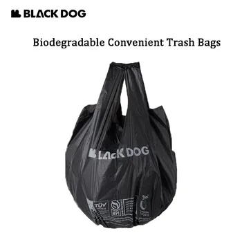 Blackdog biologik parchalanadigan plastik to'rva 30L katta hajmli axlat sumkasi ochiq lager uskunalari piknik materiallari
