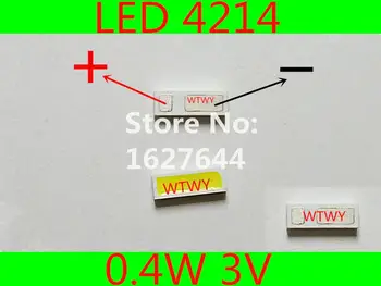 SHARP LED LCD televizor/Monitor yoritgichi uchun 100pcs O'rta quvvatli LED yoritgichi 0,4 Vt 3v 4214 salqin oq