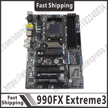 Socket AM3 + anakart Asrock 990FX Extreme3 990FX 4XDDR3 64GB USB3.0 HDMI PCI-E 2.0 FX uchun 8300 Phenom II X4 945 cpu