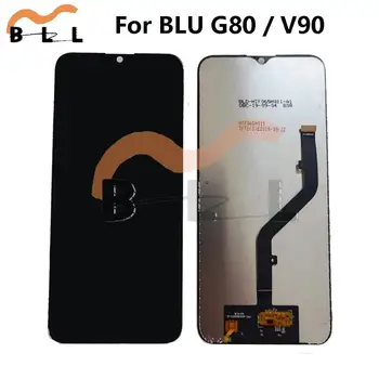 BLU G80 G0290 Vt LCD displey uchun sensorli ekran paneli Digitizer sensori oynasi BLU V90 V0550 Vt uchun to'liq yig'ish zaxira qismlari