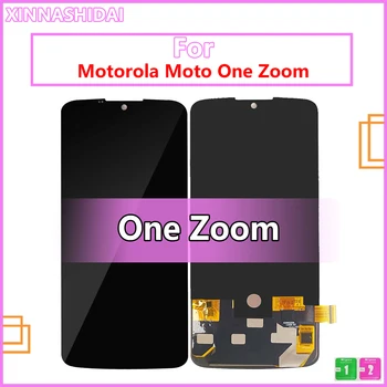 Moto One Zoom LCD sensorli displey uchun Motorola Moto One Zoom LCD displey sensorli ekran Digiziter Assambleyasi uchun