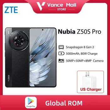 CN versiyasi global ROM ZTE Nubia Z50S Pro 5G Snapdragon 8 Gen 2 6.78 