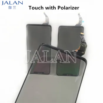 Huavei Mate 20 Pro LCD displeyli shisha Digitizer TP Polarzier plyonkasini almashtirish uchun Polarizatorli sensorli shisha
