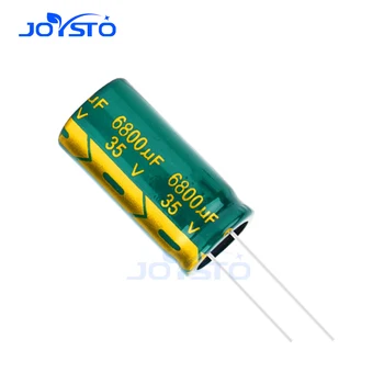 2dona / lot 35V 6800uf 18*35 yuqori chastota past empedans alyuminiy elektrolitik capacitor 6800uf 35v 20%