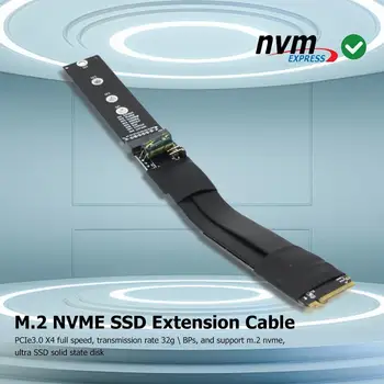 15cm o'nlikdan kabel M. 2 PCIe uchun NVMe SSD uzatma kabeli 3.0 4x to'liq tezligi Adapter