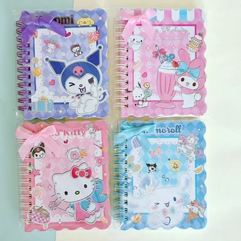 20dona Sanrio yuritish halqa kitob o'rash Notebook Notebook A7 Kuromi Hello Kitty talaba materiallari Pocket kitob ulgurji