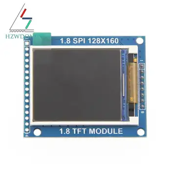 1.8 dyuymli 128x160 SPI to'liq rangli TFT LCD displey 128*160 modul ST7735S 3.3 V Arduino DIY to'plami uchun OLED quvvat manbaini almashtiring